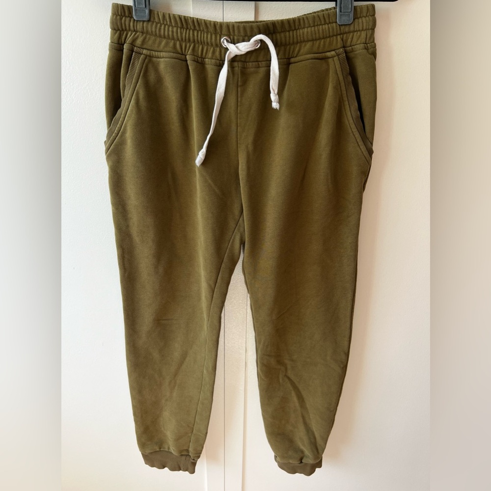 Roolee Women’s Green Cozy Joggers Sweatpants Size Medium‎